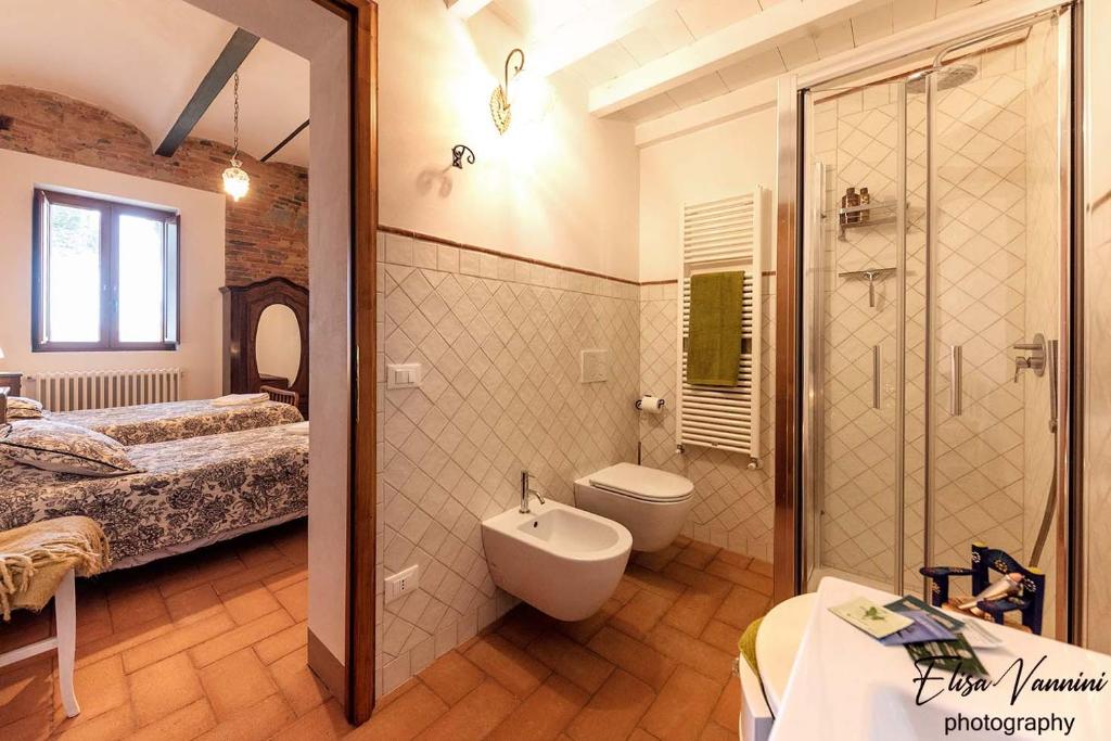 Koupelna v ubytování Partino ArtHouse