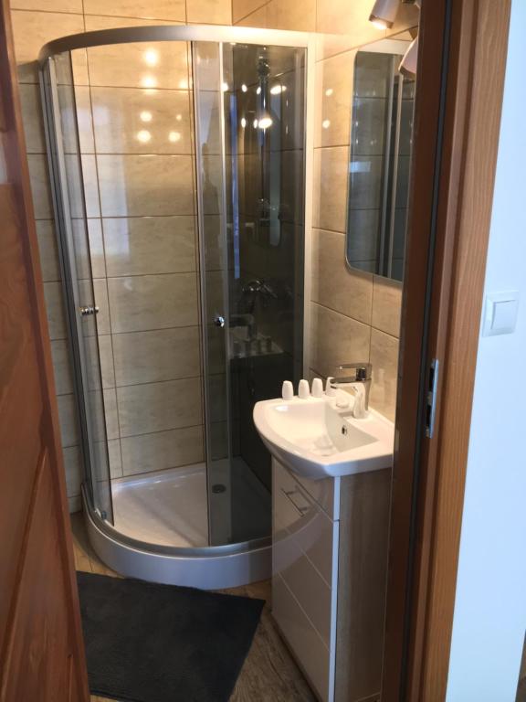 Kúpeľňa v ubytovaní Pod Limbami