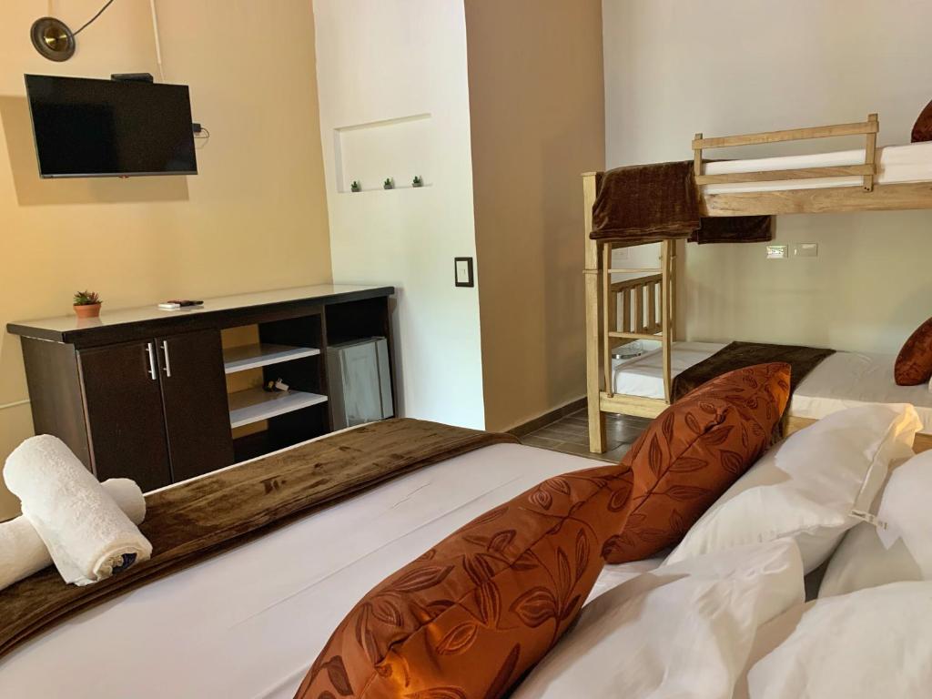 Hotel La Casablanca Tayrona - Sala Quadruplicada Confortável