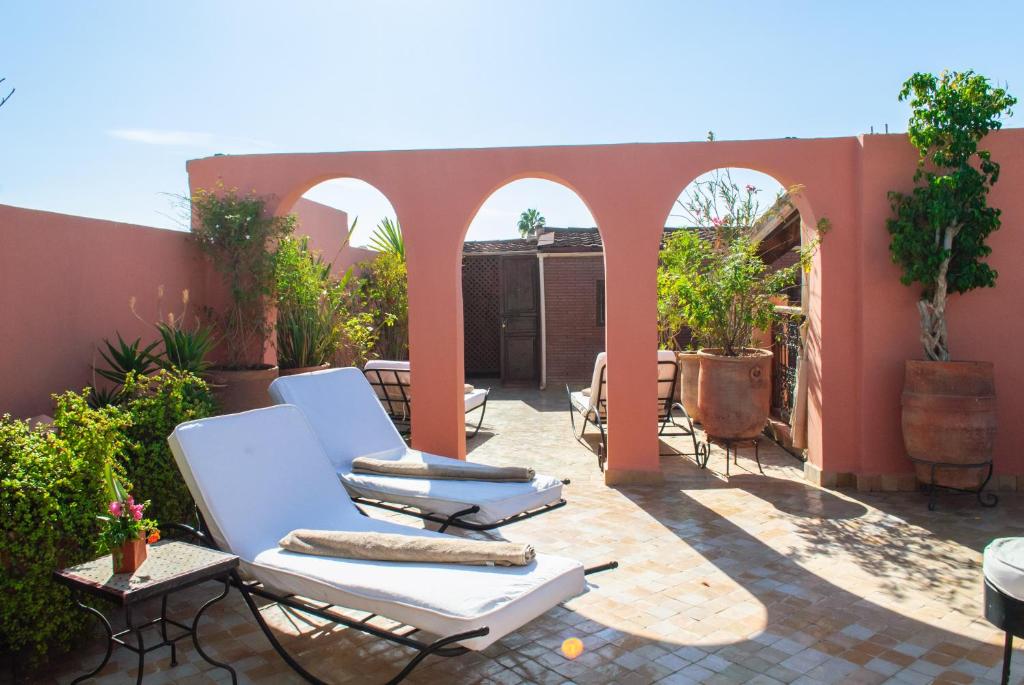 Zahrada ubytování Riad Couleurs du Sud