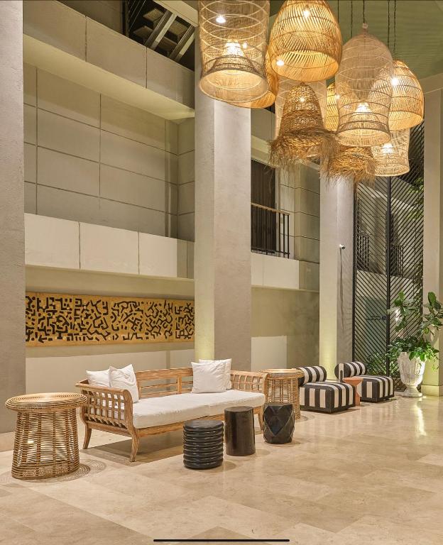 Posezení v ubytování Madisson Boutique Hotel Cartagena