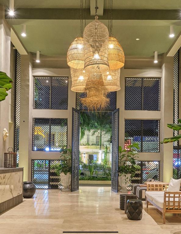 Posezení v ubytování Madisson Boutique Hotel Cartagena