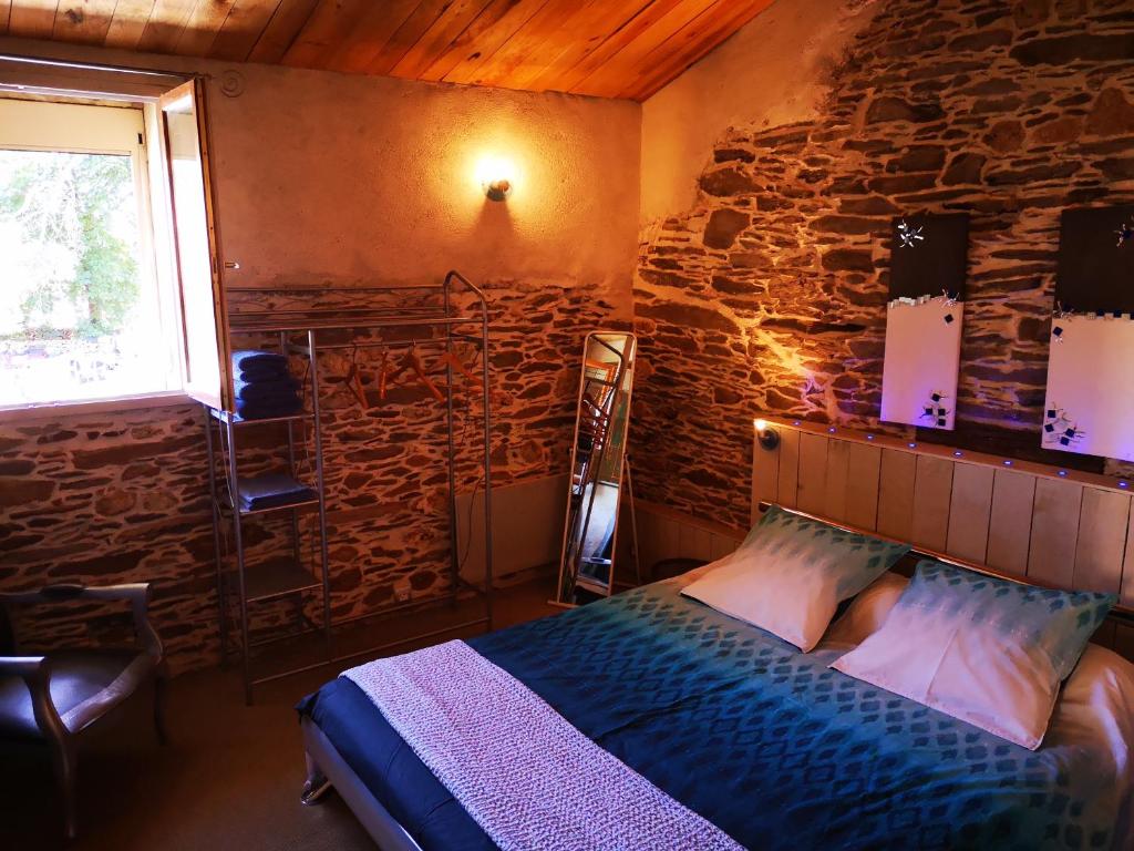 Maison d'Hôtes Hameau de Taur - ダブルルーム