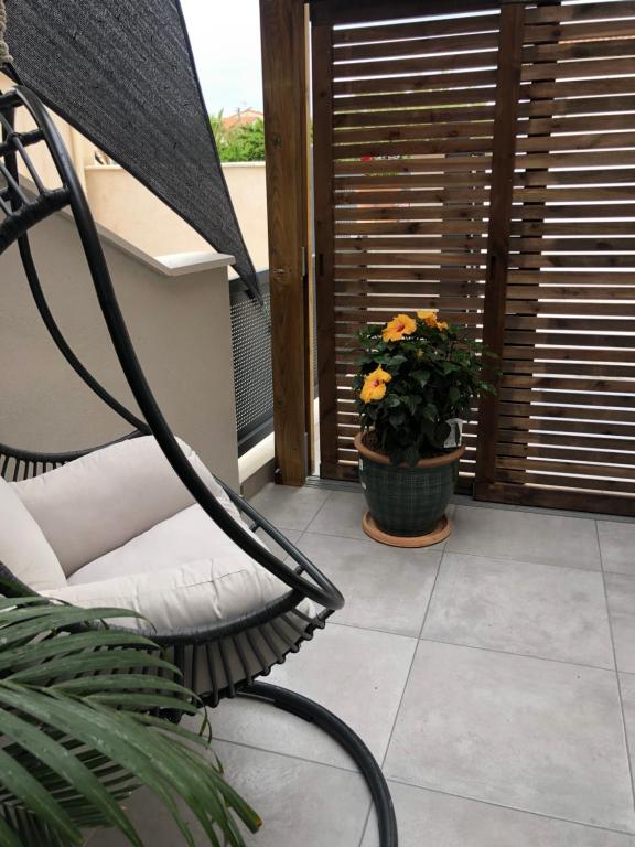 Posezení v ubytování LE JARDIN D EDEN