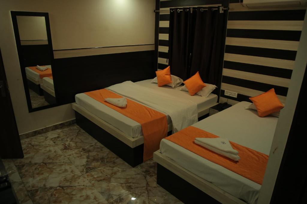 Postel nebo postele na pokoji v ubytování Hotel Best Buy