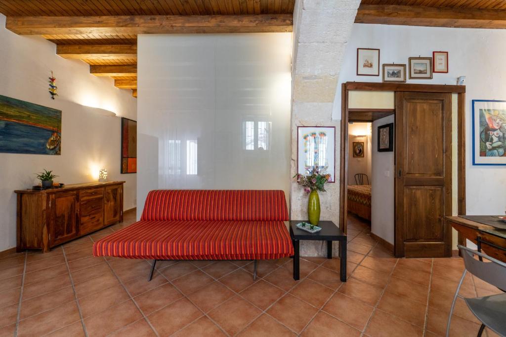 Posedenie v ubytovaní Ortigia Vicolo Giudecca Flat