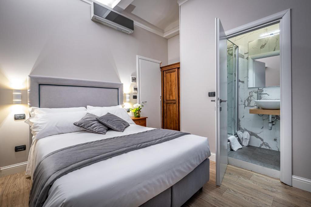 Posteľ alebo postele v izbe v ubytovaní Boutique Hotel Borgo