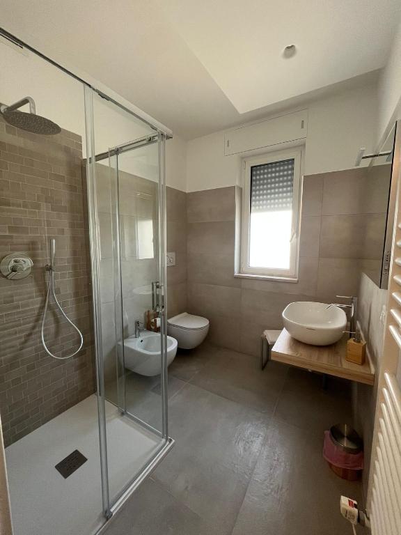 Koupelna v ubytování B&B Casa Laforgia Soffio Mediterraneo