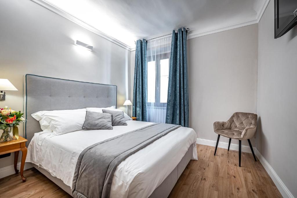 Posteľ alebo postele v izbe v ubytovaní Boutique Hotel Borgo
