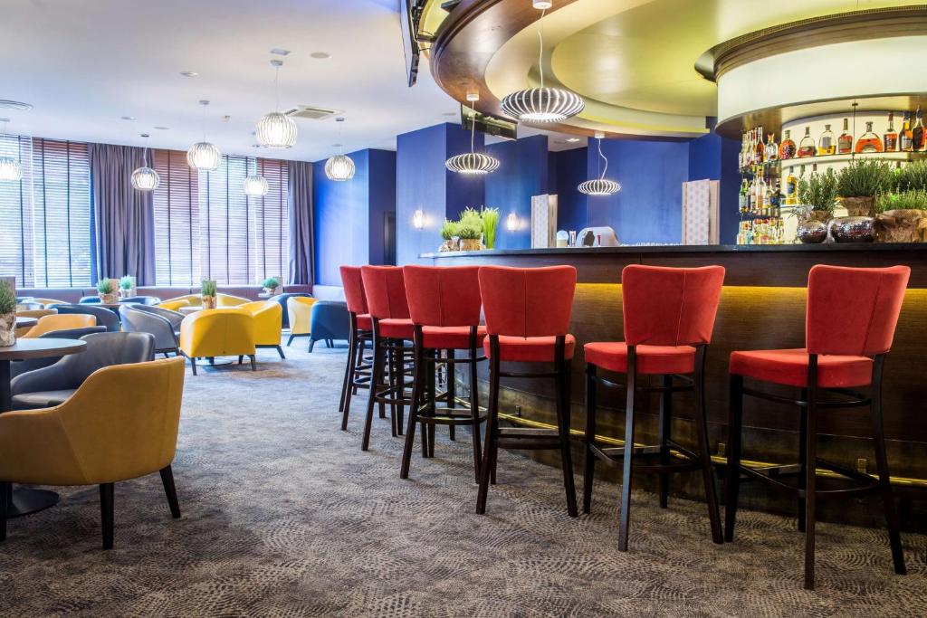 Posezení v ubytování Radisson Blu Sobieski
