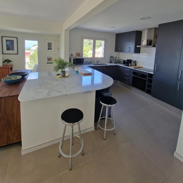 A kitchen or kitchenette at Villa Francesc Pi1