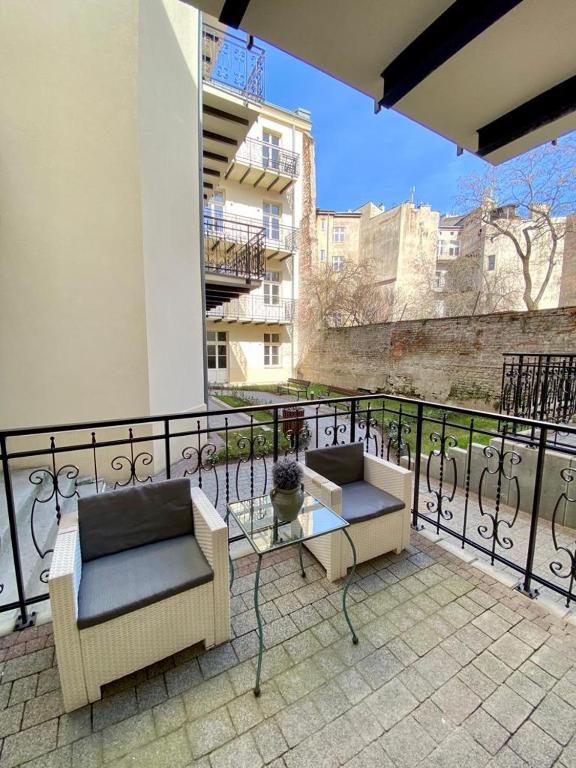 Balkón nebo terasa v ubytování Luxury Panda Apartment in Old Town