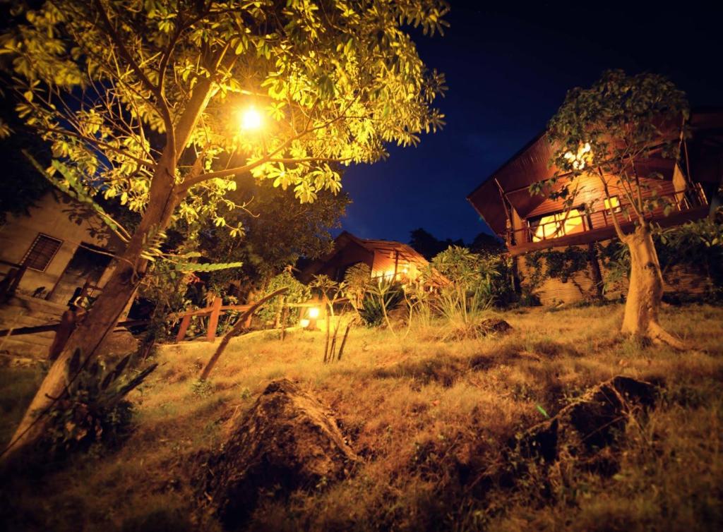 Zahrada ubytování Tree House Bungalows Koh Tao