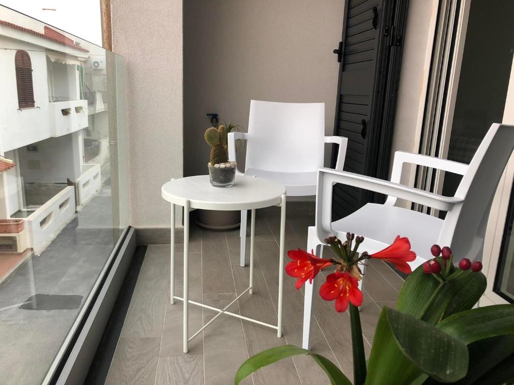 Balkón nebo terasa v ubytování Farau B&B