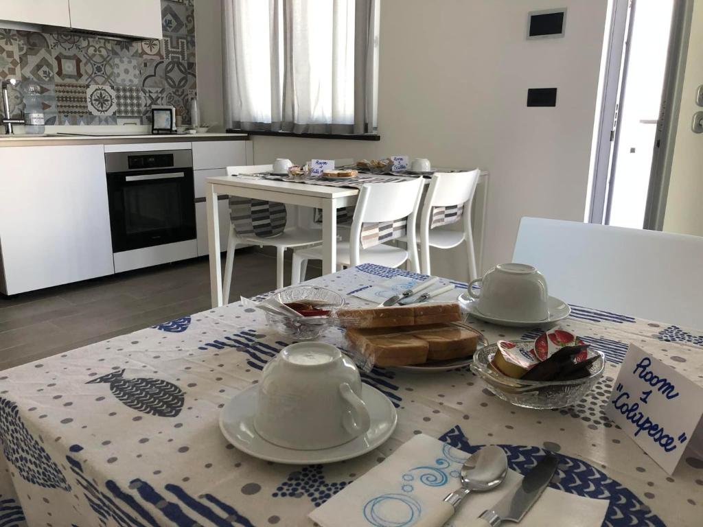 Kuchyň nebo kuchyňský kout v ubytování Farau B&B