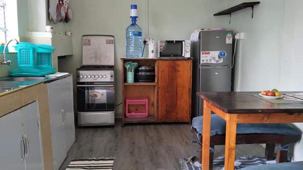 Kuchyň nebo kuchyňský kout v ubytování Kwetu Home - Sagana PAY BEFORE ARRIVAL