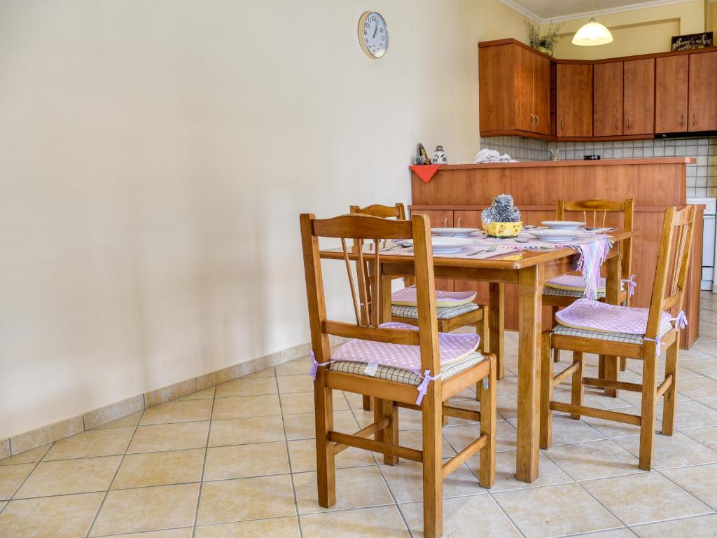 Kuchyň nebo kuchyňský kout v ubytování Tagkas Apartments
