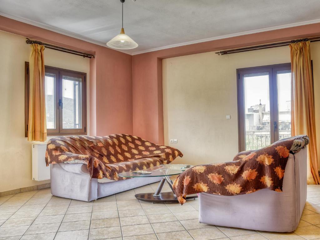 Posezení v ubytování Tagkas Apartments