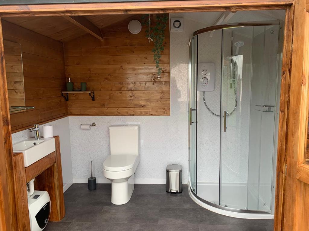 Koupelna v ubytování Roslin Glamping