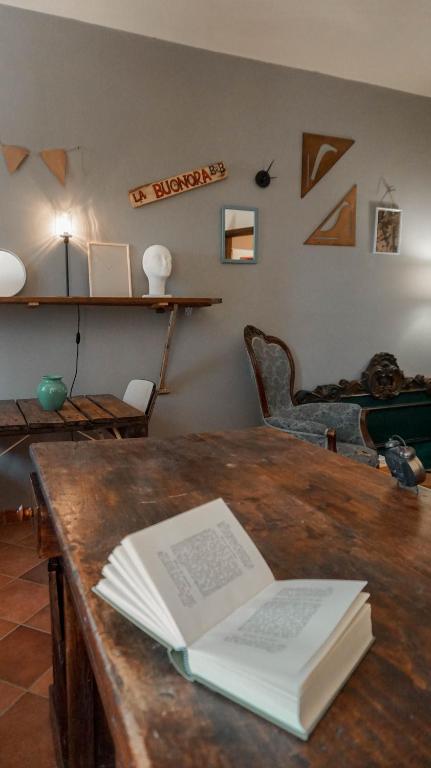 Posezení v ubytování B&B La Buonora