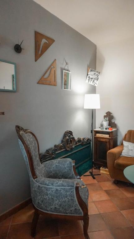 Posezení v ubytování B&B La Buonora