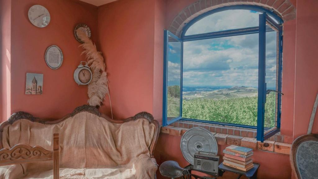 Posezení v ubytování B&B La Buonora