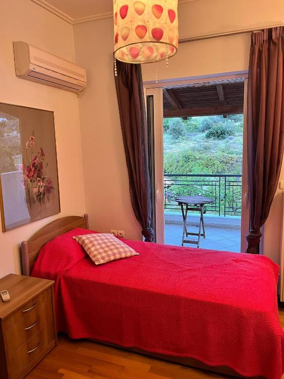 Postel nebo postele na pokoji v ubytování Villa sul Mare