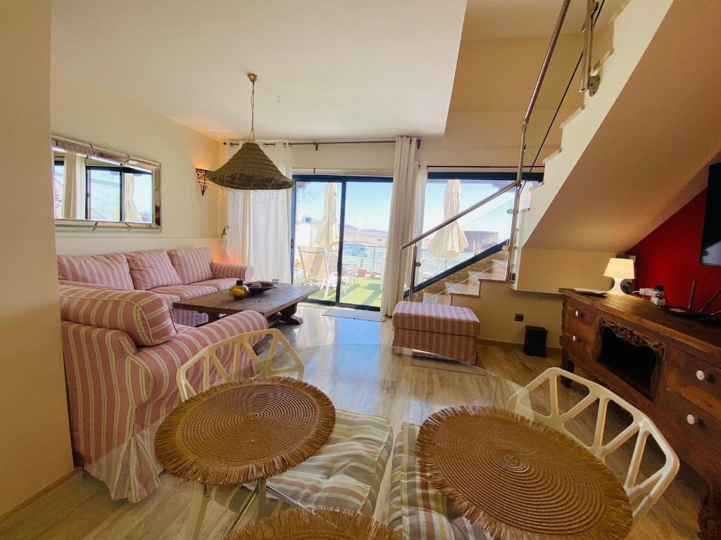 Posezení v ubytování Apartamento Mar i Sol El Cotillo