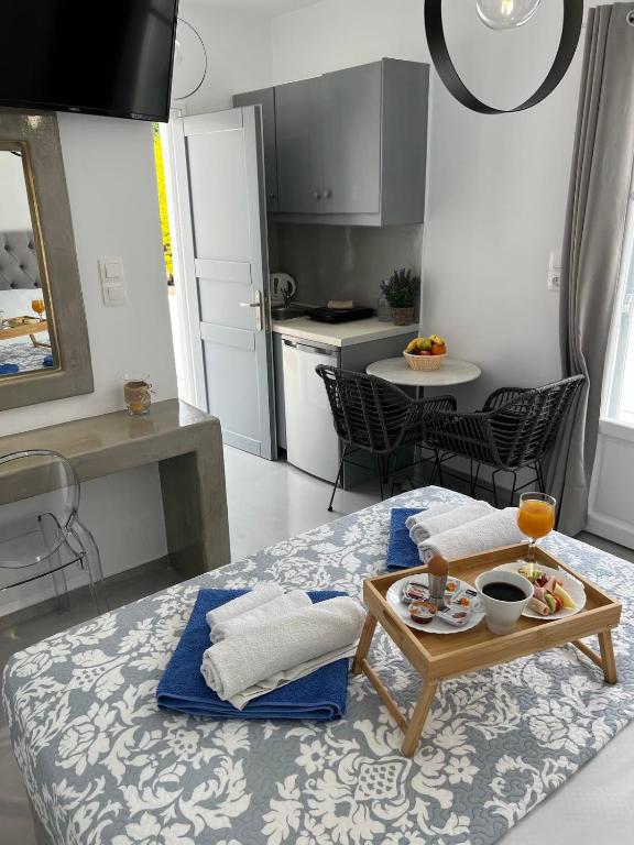 Kuchyň nebo kuchyňský kout v ubytování Zoumis Residence