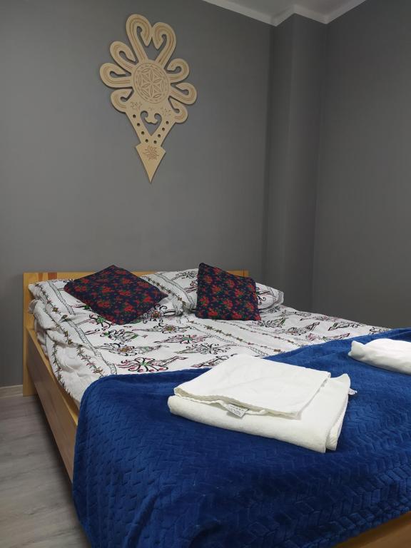 Posteľ alebo postele v izbe v ubytovaní Noclegi przy Skawie