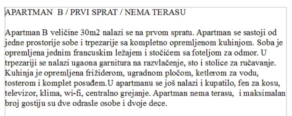Villa i SPA Stević - Квартира