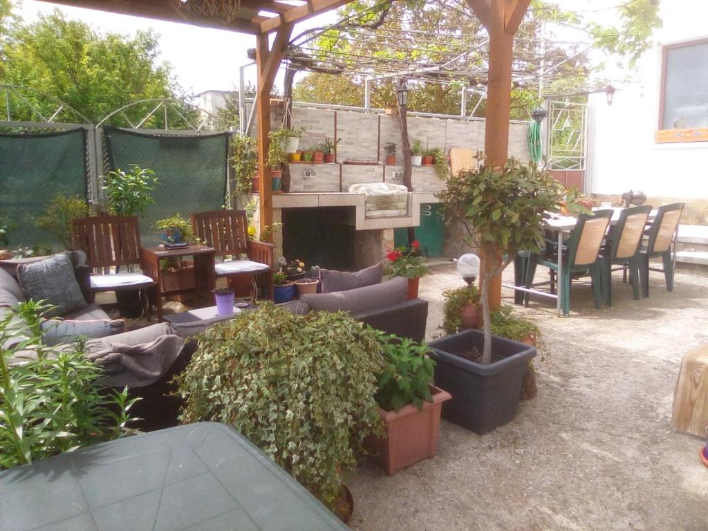 A seating area at LussVelika: The heart of the Black Sea.