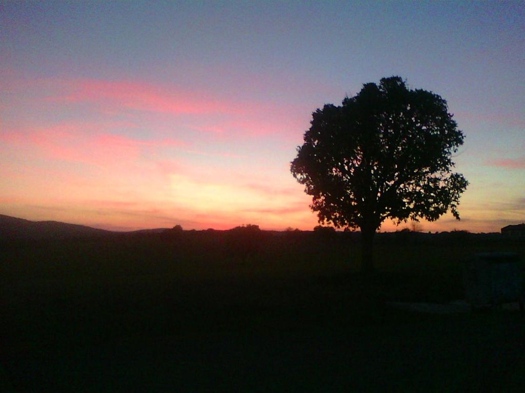 The sunrise or sunset as seen from A villát or nearby