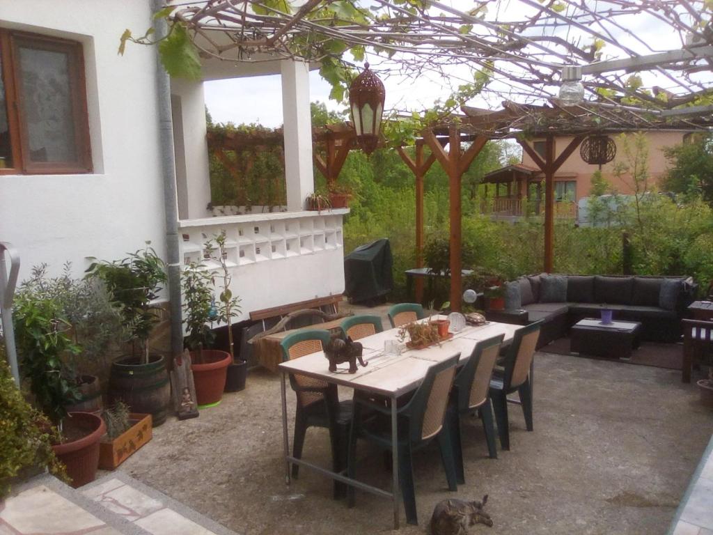A garden outside LussVelika: The heart of the Black Sea.