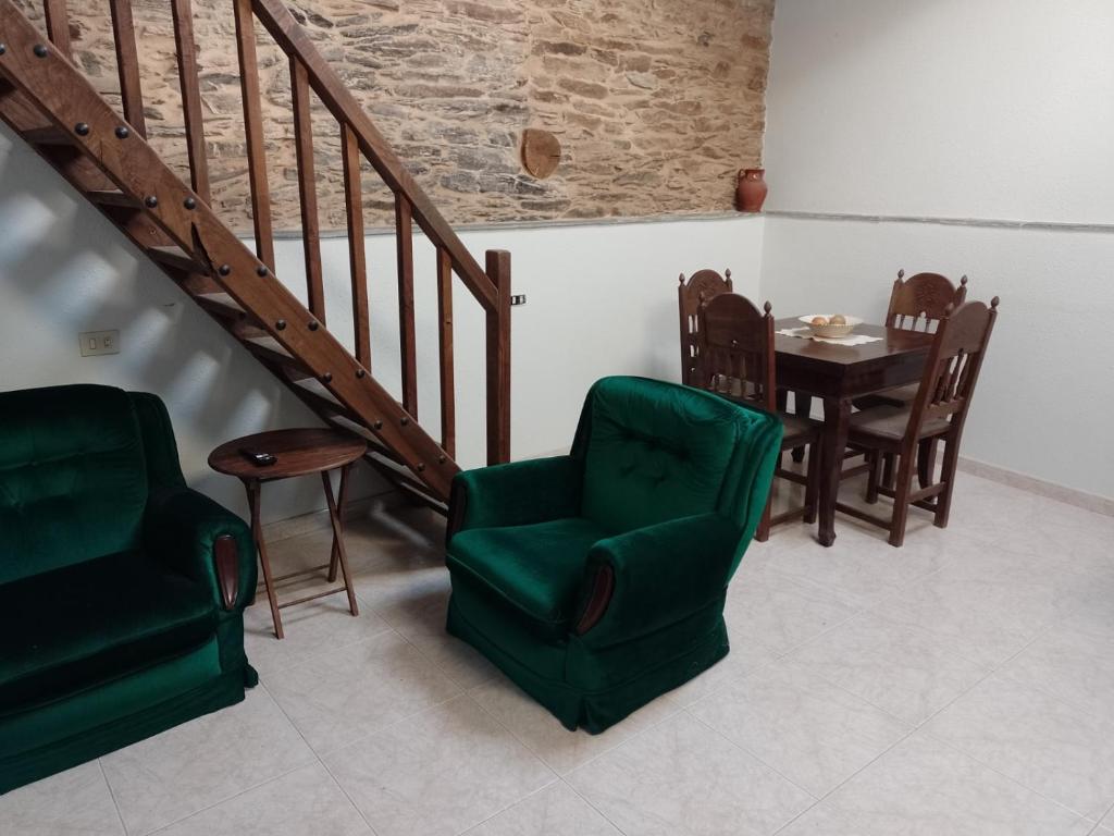 Posezení v ubytování Casa Arza