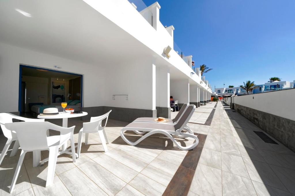 Balkón nebo terasa v ubytování Aqua Suites