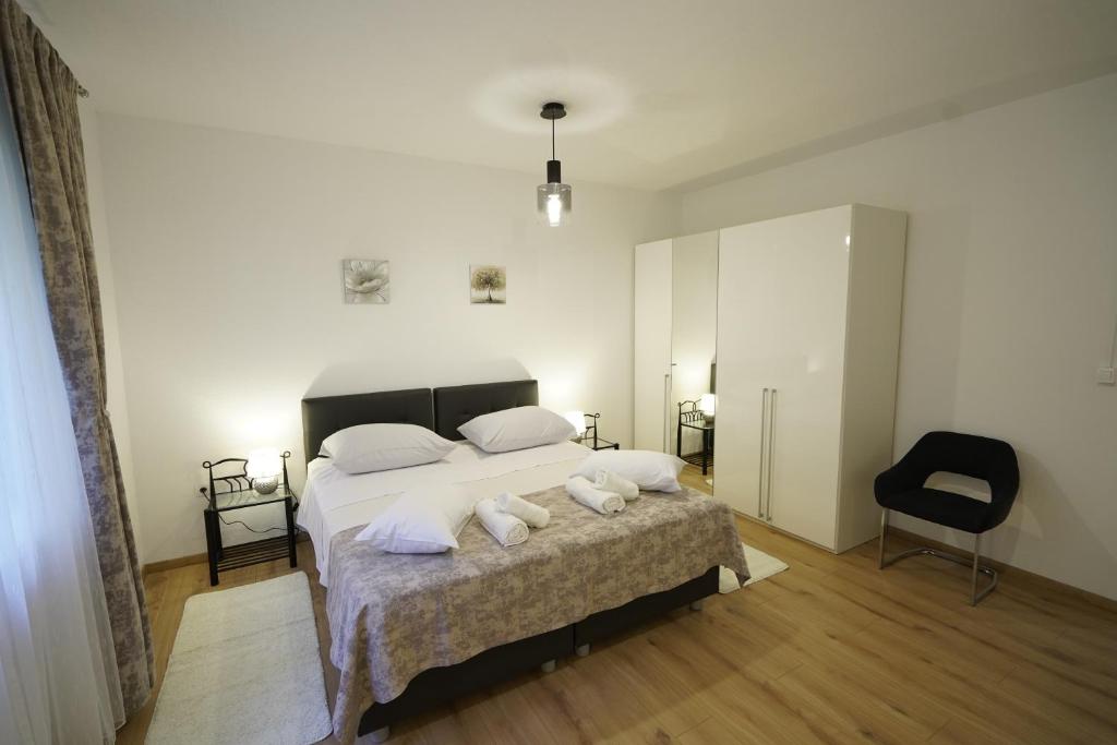 Ένα ή περισσότερα κρεβάτια σε δωμάτιο στο Apartment Ana