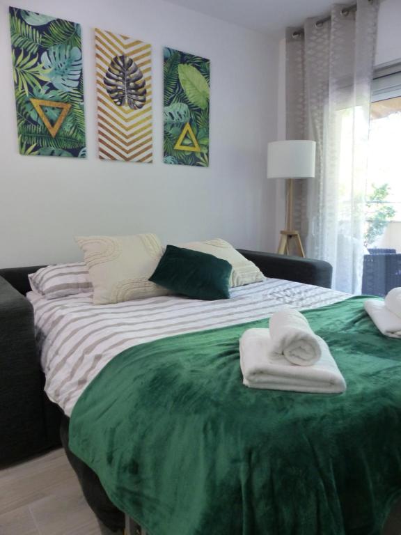 Posteľ alebo postele v izbe v ubytovaní BSB - Dream Holidays Apartment Salou