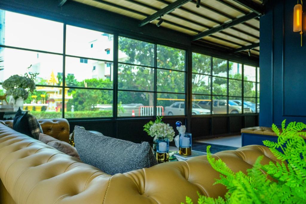 Posezení v ubytování U Sabai Hotel Bangkok