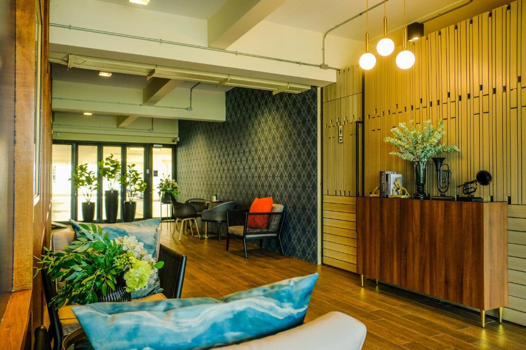 Posezení v ubytování U Sabai Hotel Bangkok