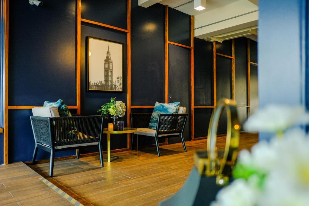 Posezení v ubytování U Sabai Hotel Bangkok