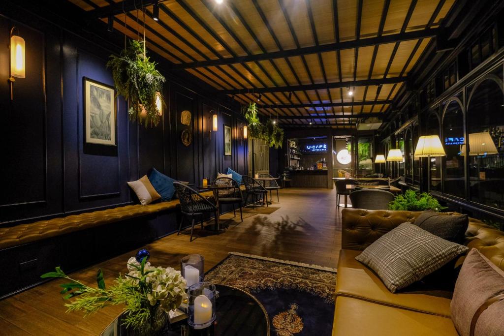Posezení v ubytování U Sabai Hotel Bangkok