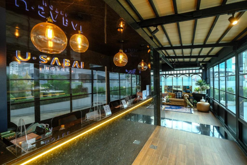 Restaurace v ubytování U Sabai Hotel Bangkok