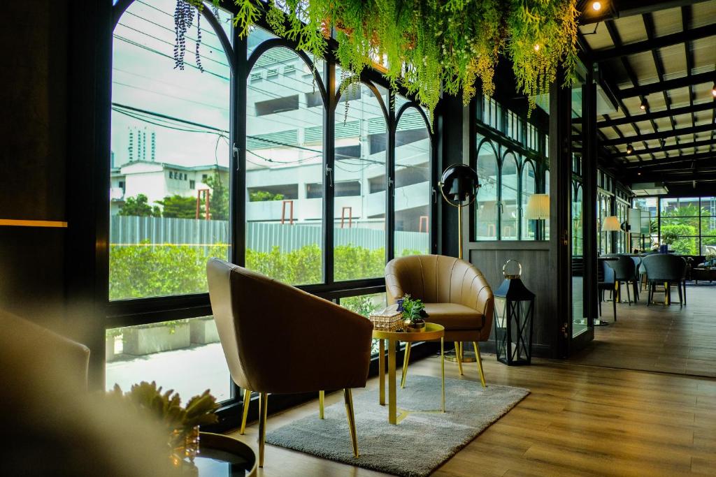 Posezení v ubytování U Sabai Hotel Bangkok