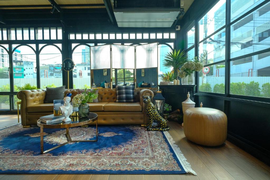 Posezení v ubytování U Sabai Hotel Bangkok