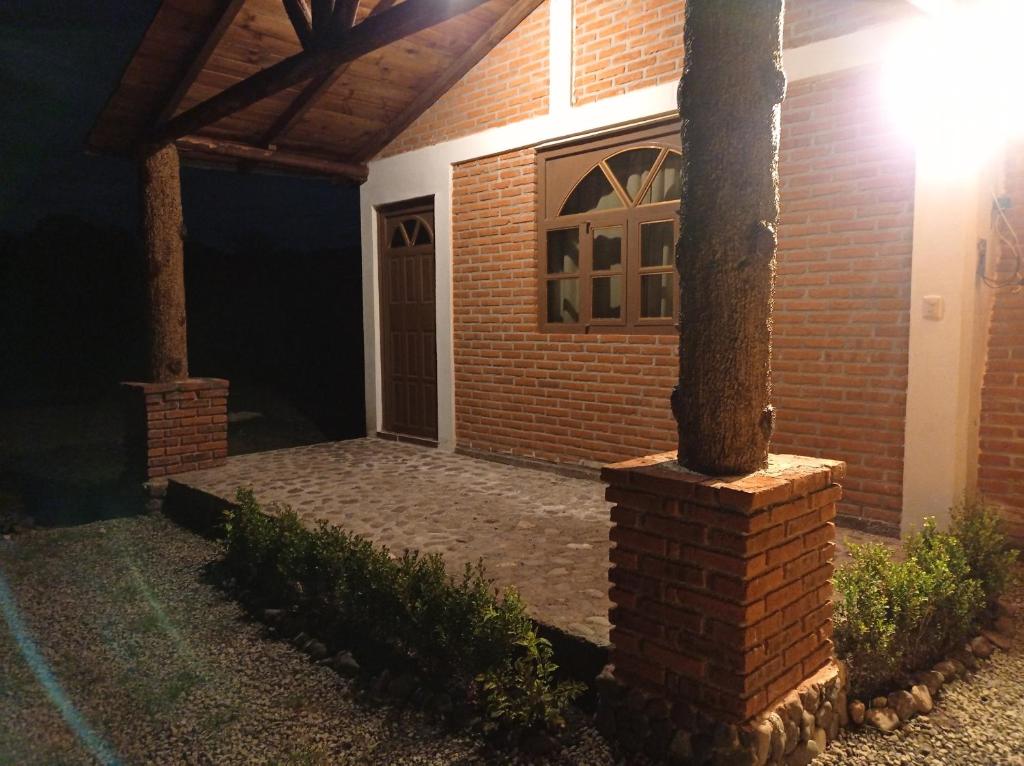 Zahrada ubytování Cabañas el Corral del Rayo Huasca