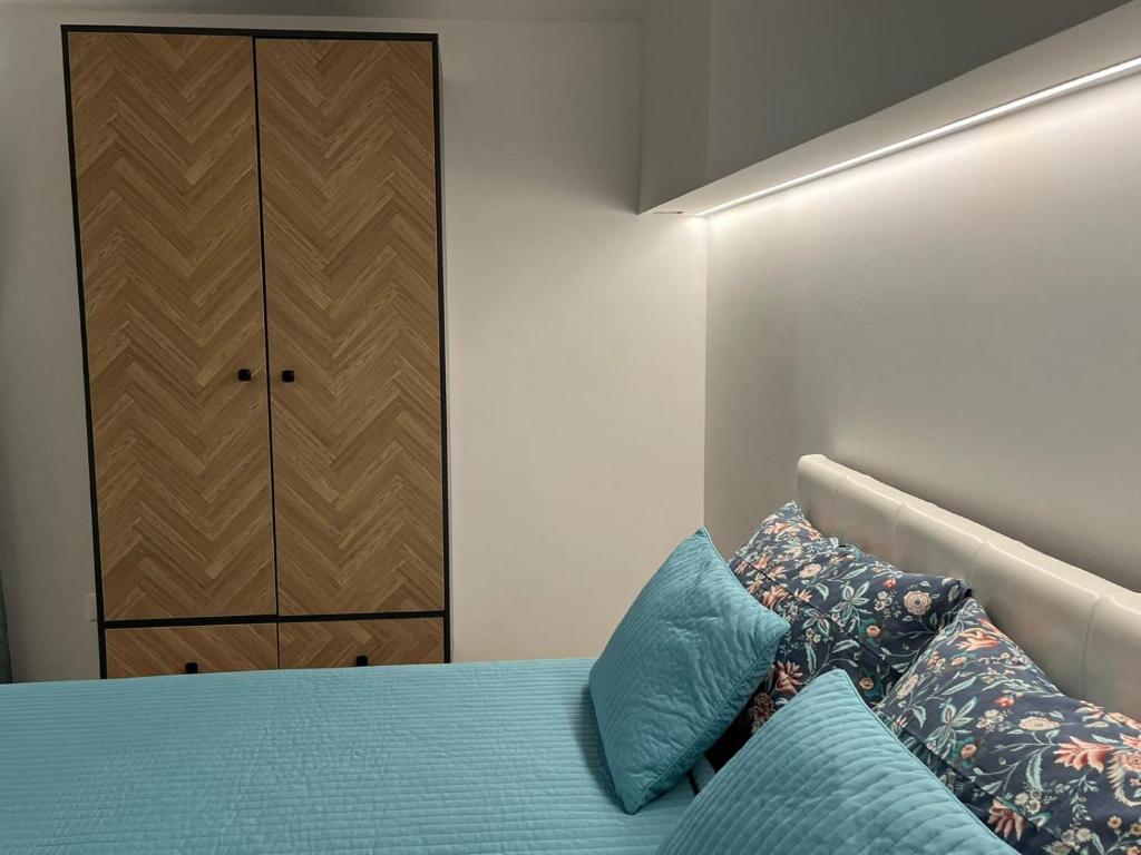 Łóżko lub łóżka w pokoju w obiekcie B&B DEA Gela