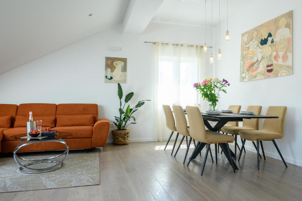 Posezení v ubytování Apartments Rašica
