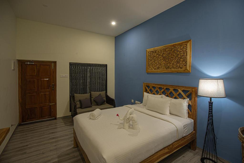 Postel nebo postele na pokoji v ubytování The Croft Resort - Premium Farm Stay