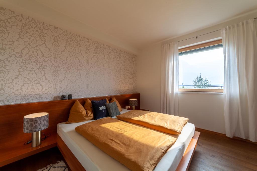 Postel nebo postele na pokoji v ubytování Apartment Matthäus